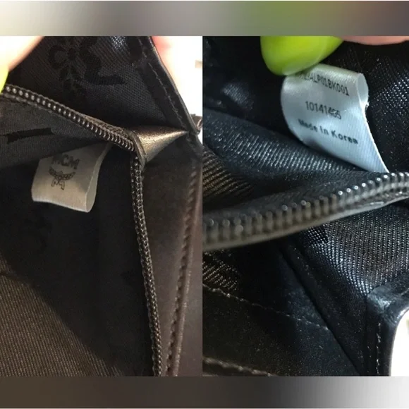 MCM Signature Leather Continental Wallet - Picture 5 of 15